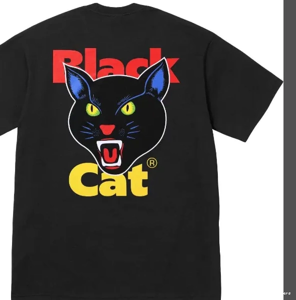 White BLACK M L and 24 XL CAT Black TEE Cat S Black 0811